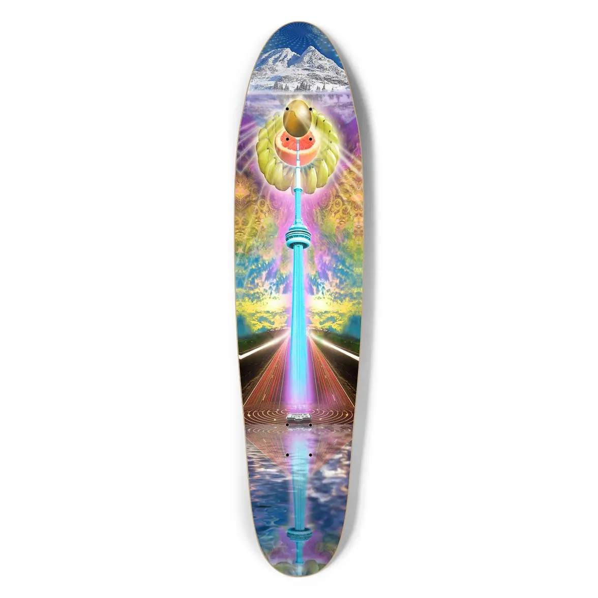 40" Longboard Living Pintail Psychadellic City - 2008 Edition 1