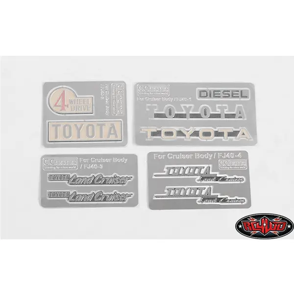 Rc4wd Complete Metal Emblems Set For Rc4wd Cruiser Body 1