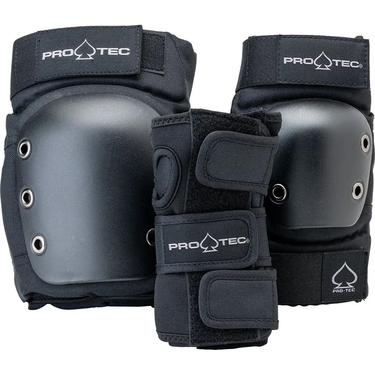 Pro-Tec Adult 3-Pack Pad Set - Black 1