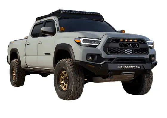 Body Armor 4X4 Hiline Front Bumper High Clearance Side Wings For 2016-2023 Toyota Tacoma 1