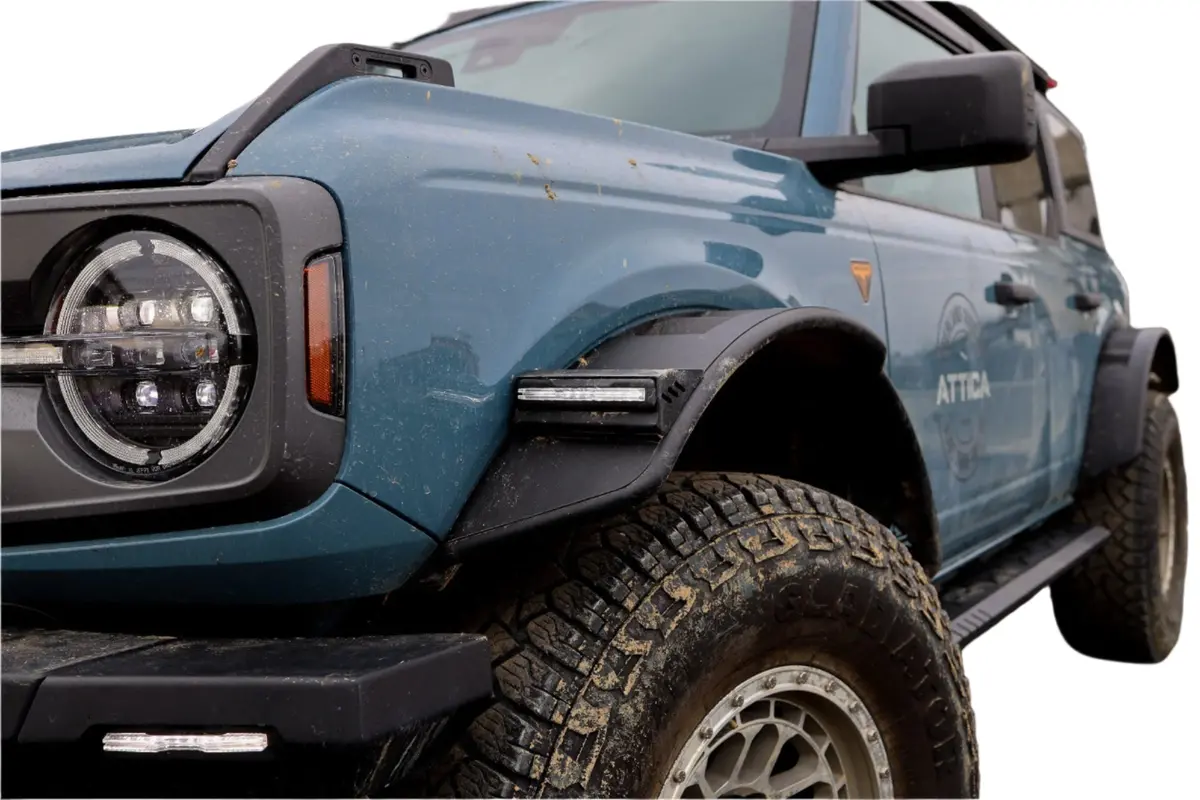 Attica 4X4 Frontier Series Front Fender Flares For 2021-2026 Ford Bronco - Recon Recovery 1