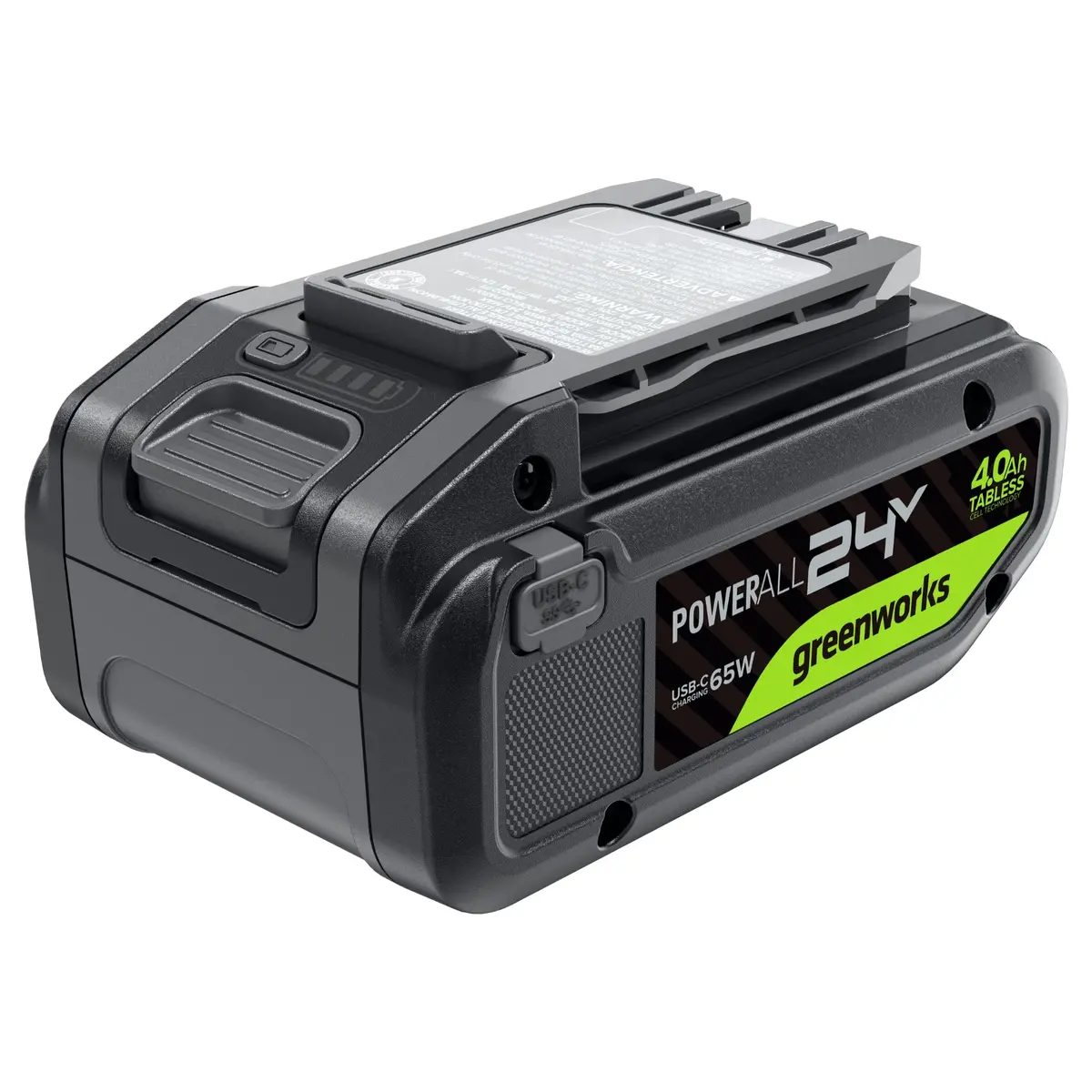 24V 4.0 Ah Tabless Battery With Bi-Directional Usb-C Port 1