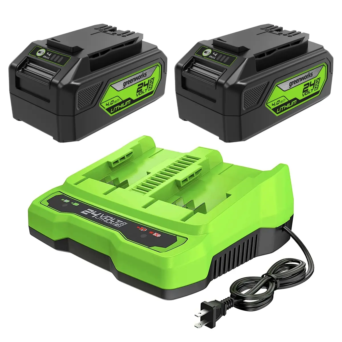 24V 4.0 Ah Usb Battery (2-Pack) Starter Kit And Dual-Port Rapid Charger 1
