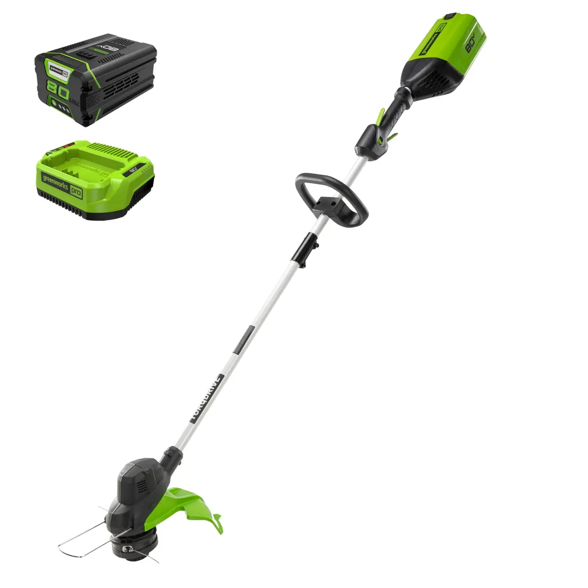 80V 13" String Trimmer: 2.0 Ah Battery And Charger 1