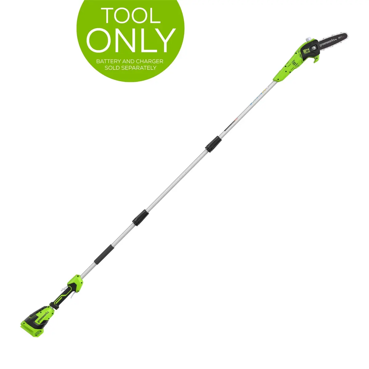 24V 8" Cordless Battery Pole Saw (Tool Only) 1