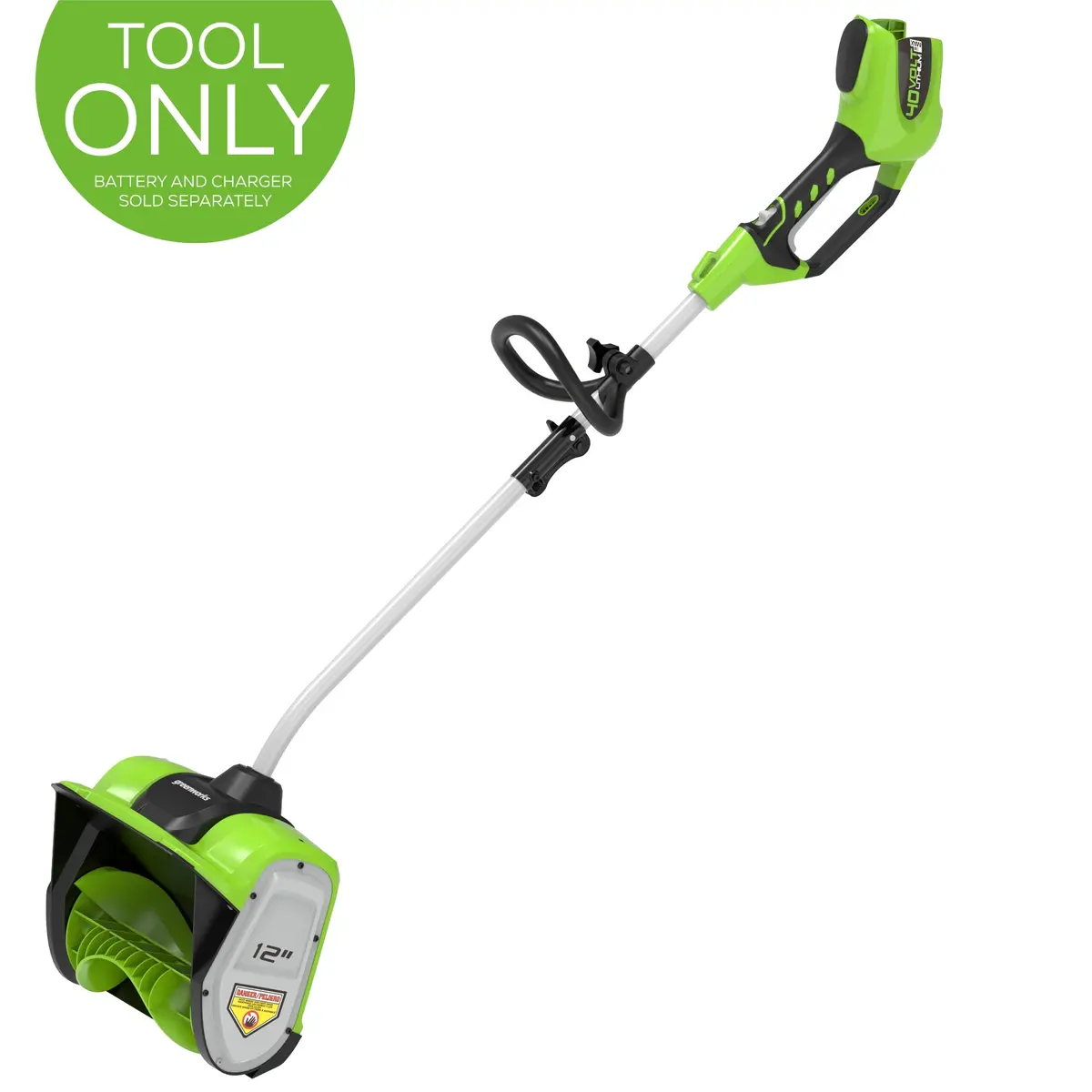 40V 12" Cordless Brushless Snow Shovel (Tool Only) 1