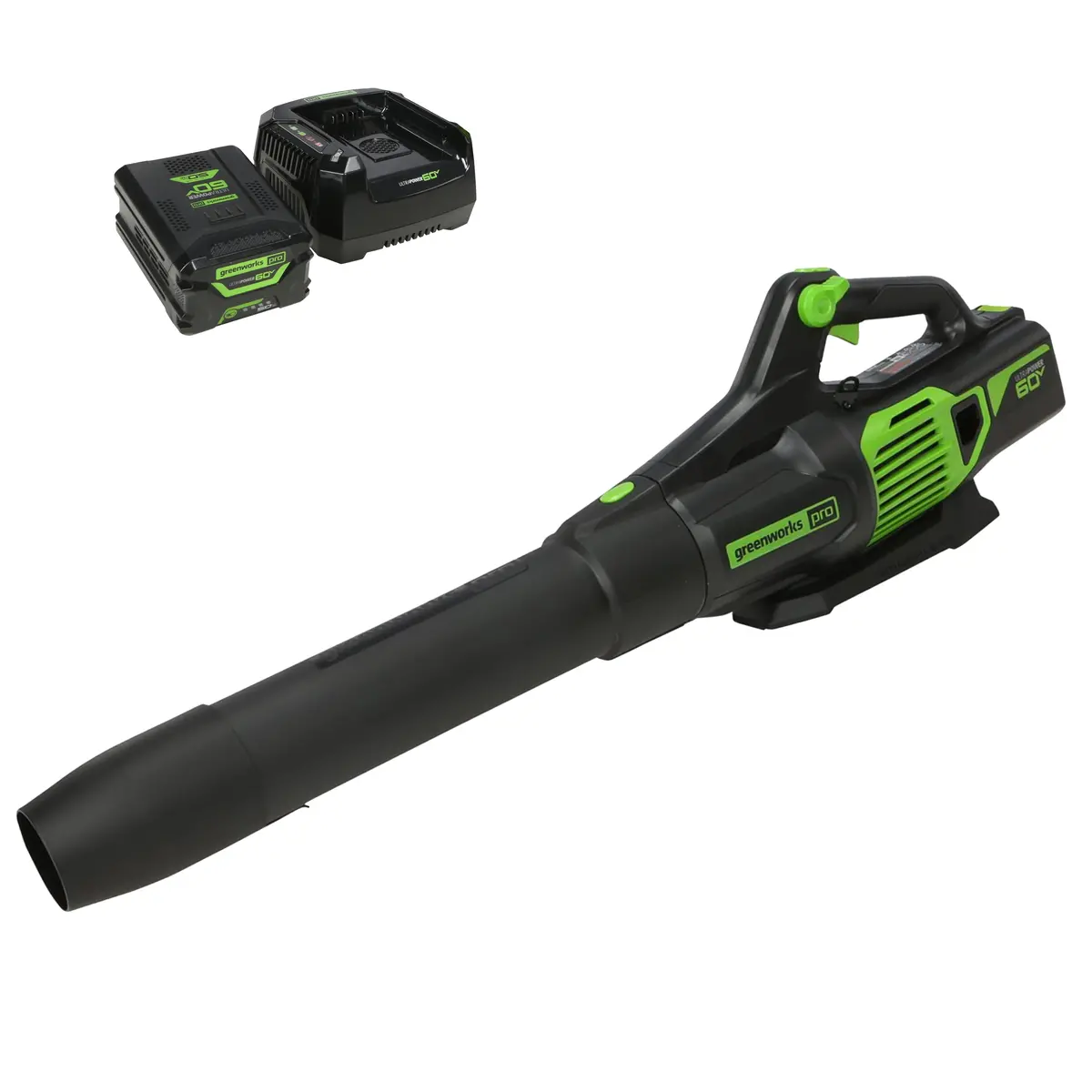 60V 700 Cfm Cordless Battery Leaf Blower W/ 5.0Ah Battery & Charger 1