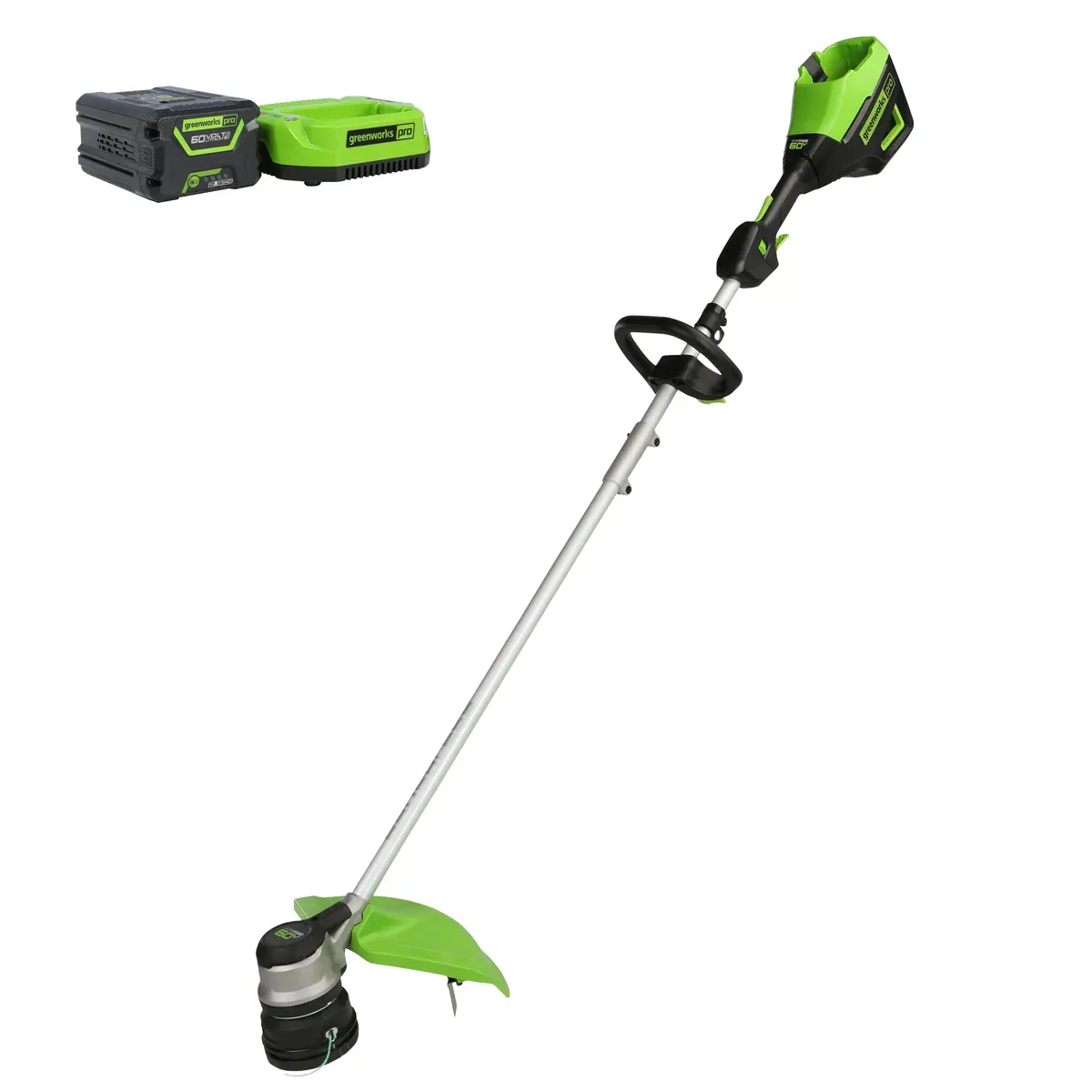 60V 16" Gen2 Cordless Battery String Trimmer: 2.5 Ah Battery And Charger 1