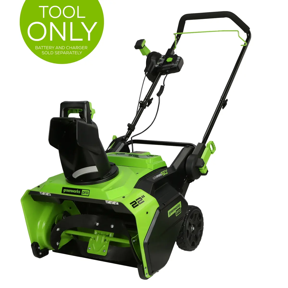 60V 22" Cordless Battery Single-Stage Snow Blower (Tool Only) 1