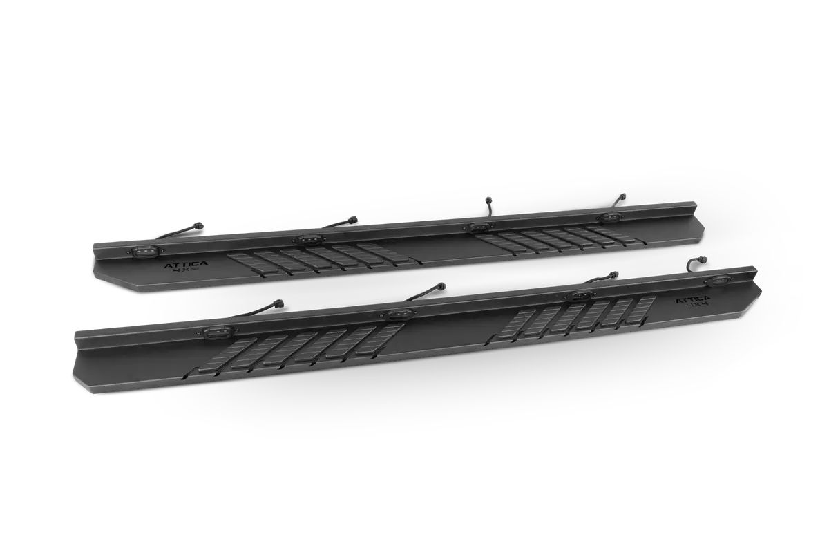 Attica 4X4 Frontier Series Running Boards For 2017-2025 Ford F-250/F-350 Crew Cab 1