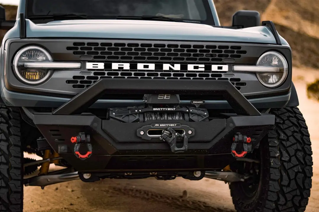 Attica 4X4 Modular Front Bumper Skid Plate For 2021-2025 Ford Bronco - Recon Recovery 1
