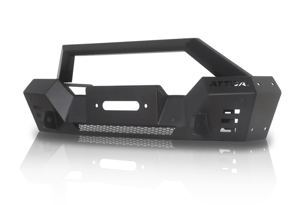 Attica 4X4 Frontier Series Front Bumper For 2019-2025 Jeep Wrangler Jl & Gladiator Jt - Recon Recovery 1