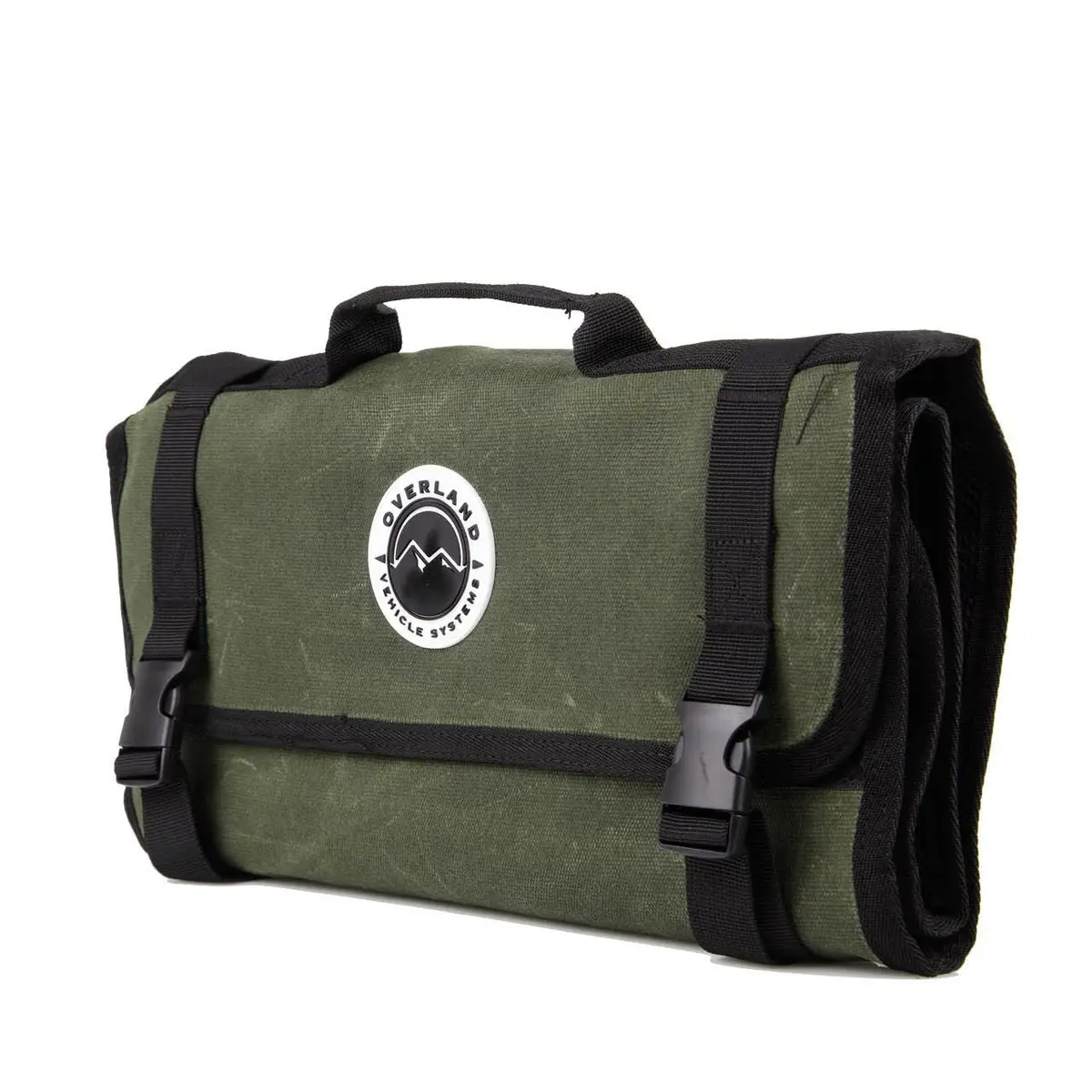 Overland Vehicle Systems Rolled First Aid Waxed Canvas Storage Bag - Recon Recovery 1