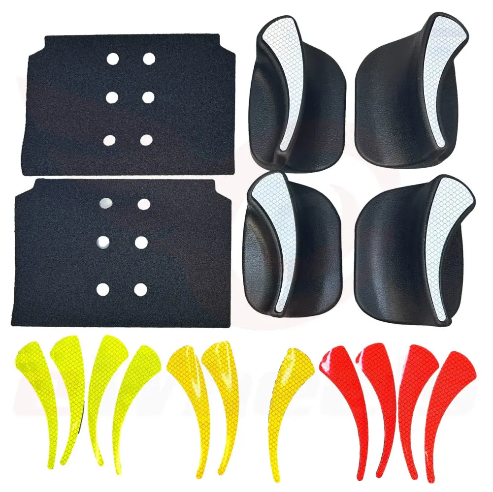 Universal Beidou 4Pc Velcro Powerpads, Multi-Color. Patton, Patton-S 1