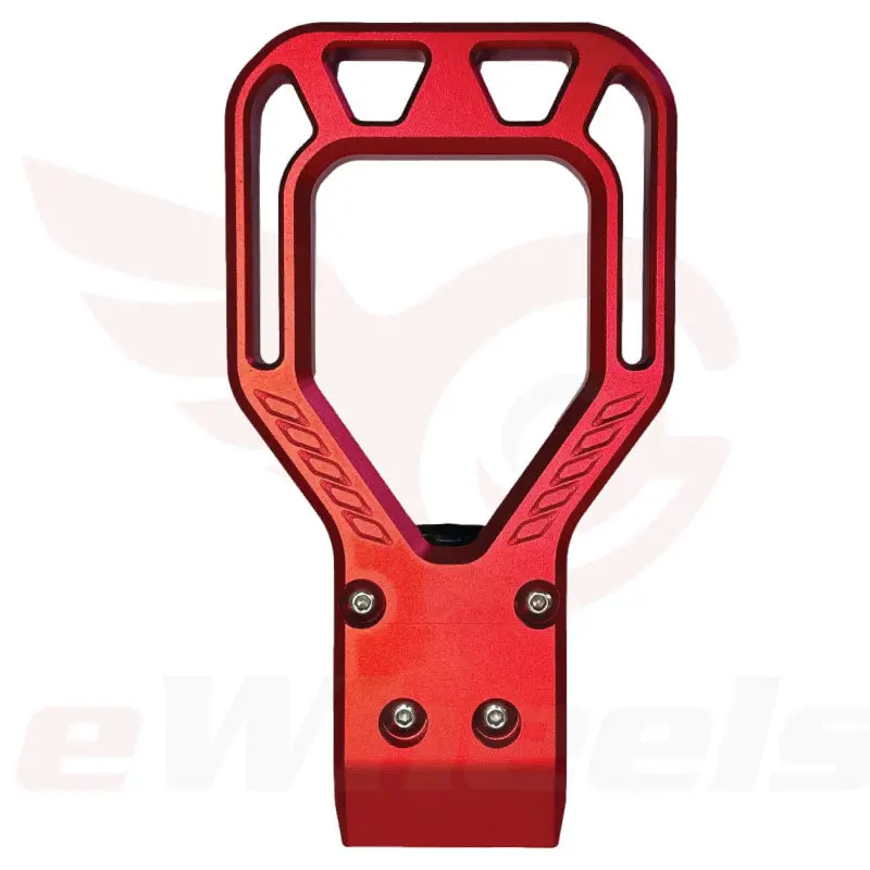 Extreme Bull Commanderpro Cnc Folding Trolley Handle, Metallic Red 1
