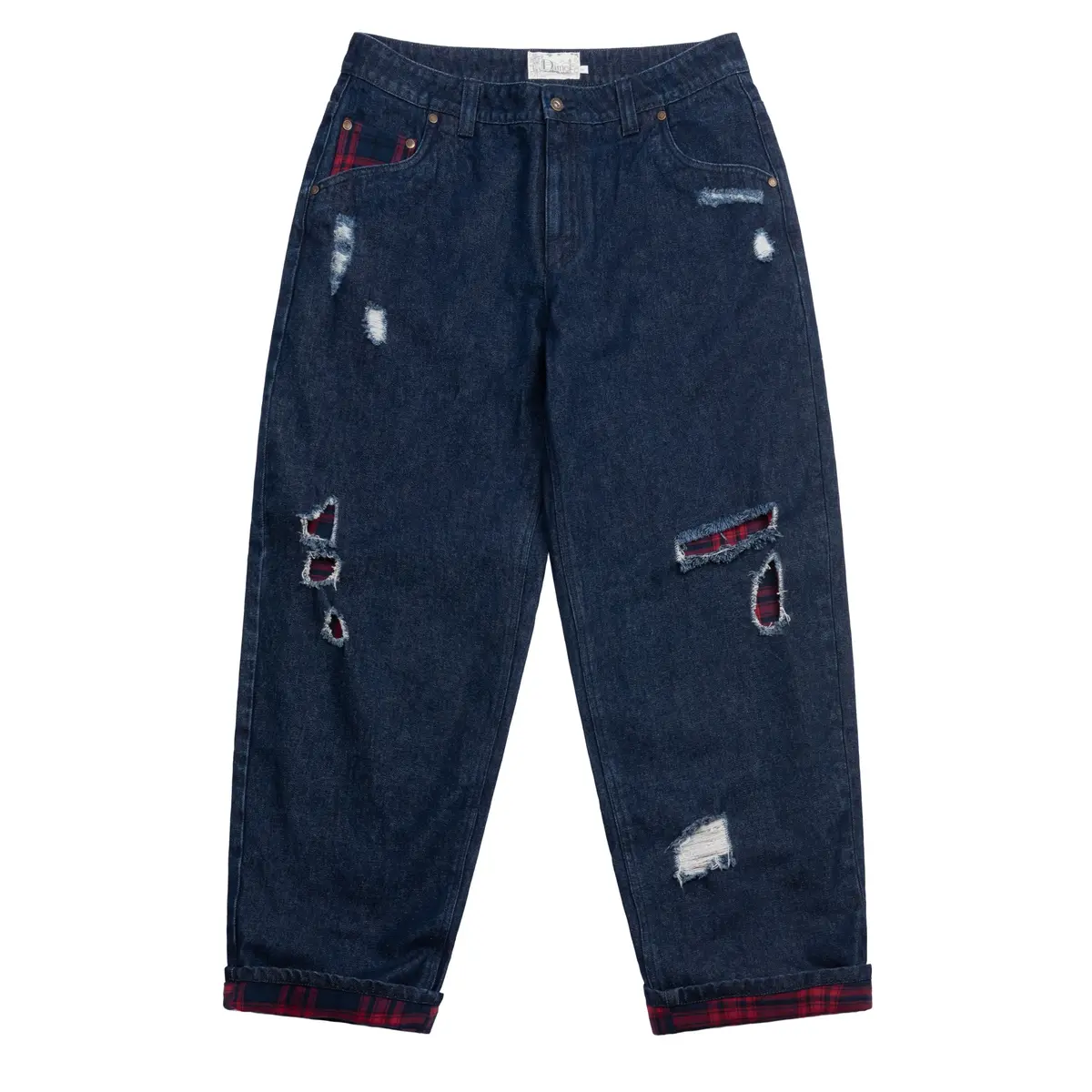 Dime Secret Baggy Denim Pants - Indigo 1