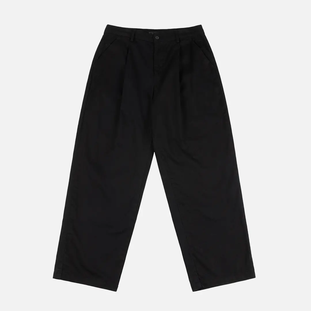 Dime Baggy Chino Pants - Black 1