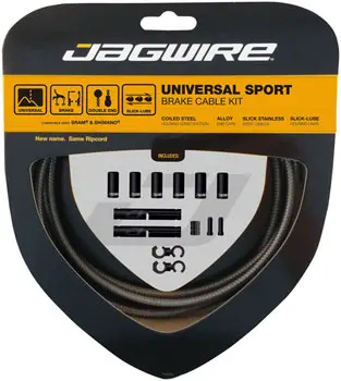 Jagwire Universal Sport Brake Cable Kit, Carbon Silver 1