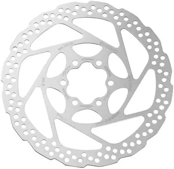 Shimano Deore Sm-Rt56-Sp Disc Brake Rotor - 160Mm, 6-Bolt, For Resin Pads Only, Silver 1