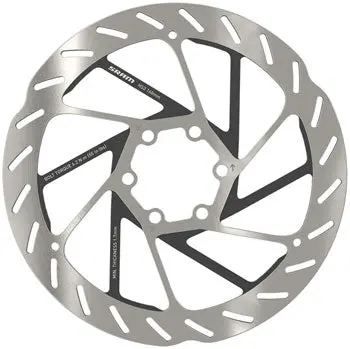 Sram Hs2 Disc Brake Rotor - 160Mm, 6-Bolt, Rounded, Silver/Black 1