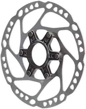 Shimano Sm-Rt64-S Disc Brake Rotor With External Lockring - 160Mm, Center Lock, Silver 1