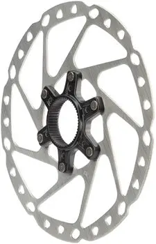 Shimano Sm-Rt64-M Disc Brake Rotor With External Lockring - 180Mm, Center Lock, Silver 1