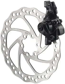 Tektro Aries Md-M300 Cable Actuated Mechanical Post Mount Disc Caliper For Long-Pull Levers, Black 1