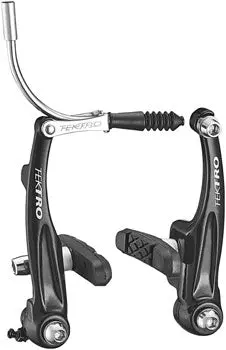 Tektro 837Al Linear Pull Brake - Front Or Rear, Black 1