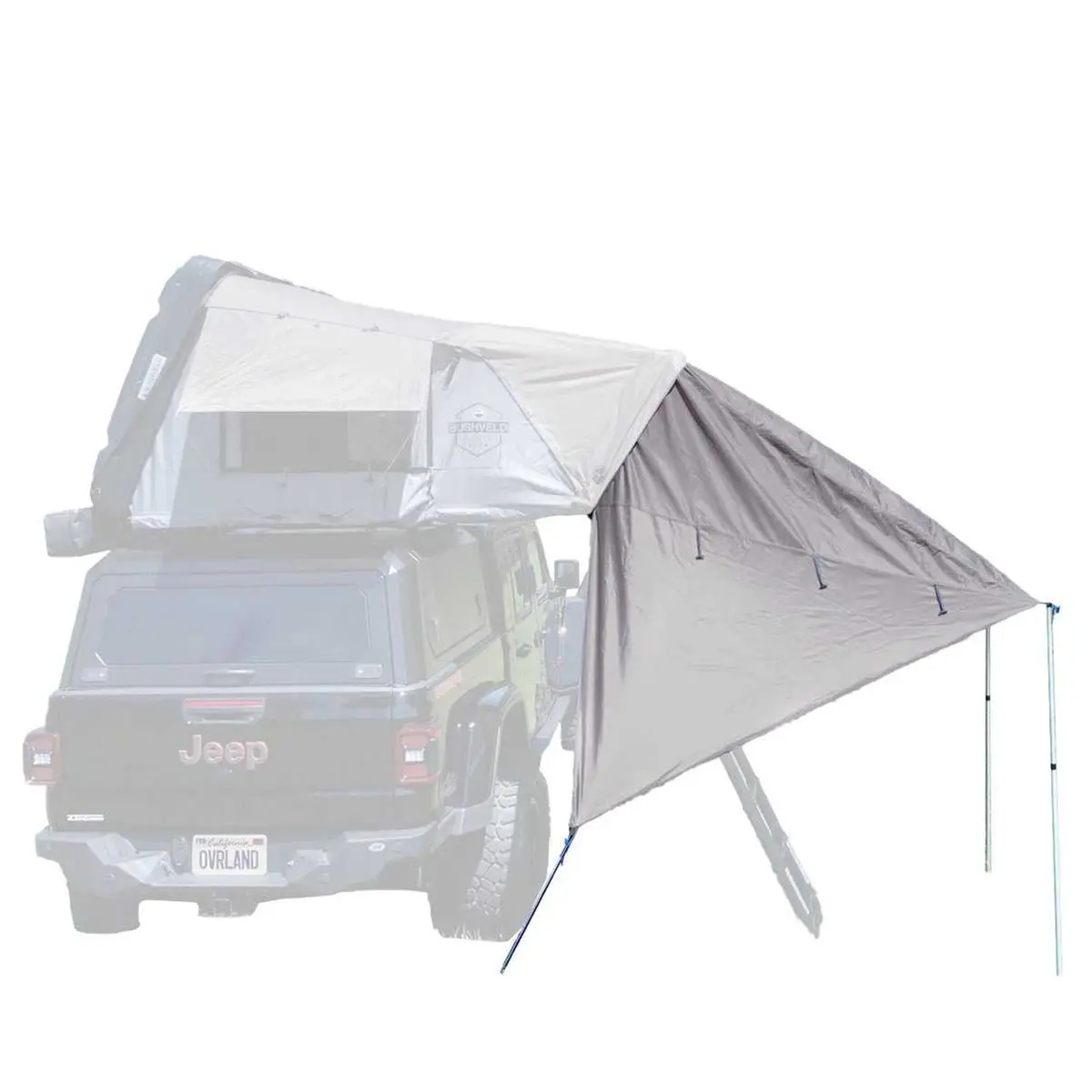 Overland Vehicle Systems Bushveld Rooftop Tent Zip In Awning - Recon Recovery 1