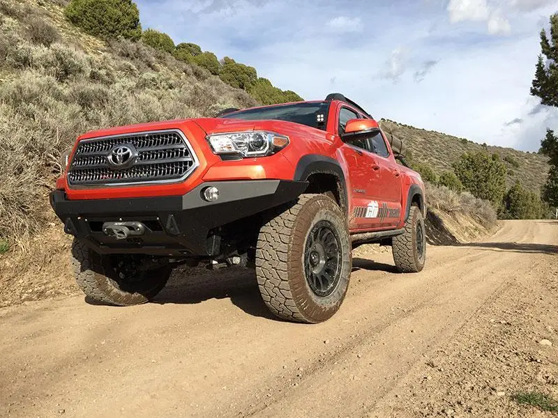 Cbi Offroad Classic Series Front Bumper For 2016-2024 Toyota Tacoma- Bolt On Installation 3