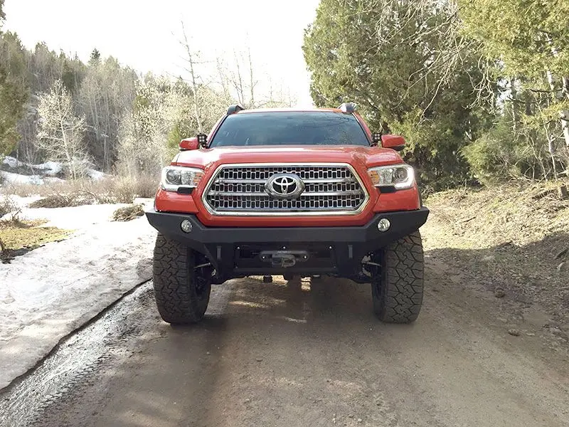 Cbi Offroad Classic Series Front Bumper For 2016-2024 Toyota Tacoma- Bolt On Installation 1