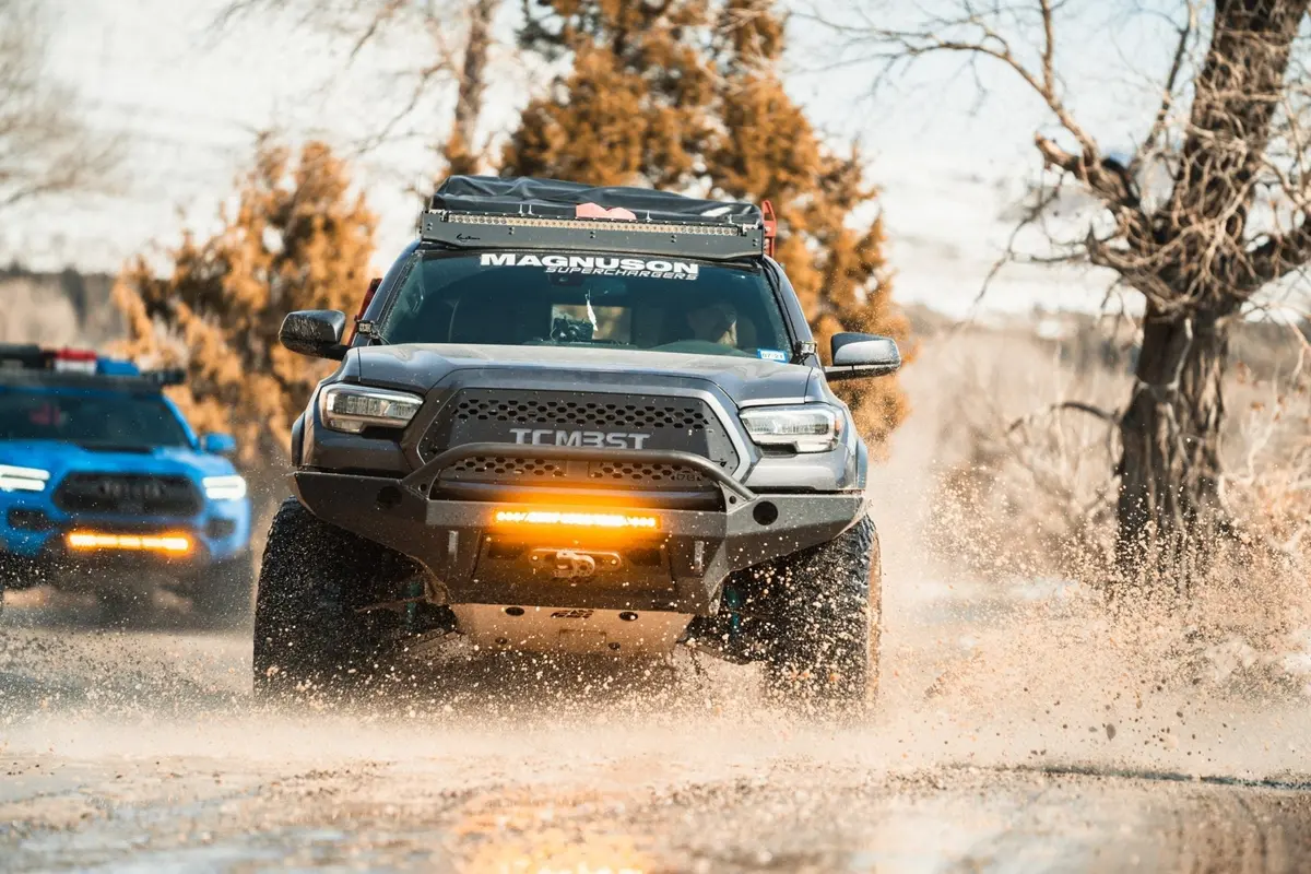 Cbi Offroad Baja Full Width Front Bumper For 2016-2023 Toyota Tacoma 1