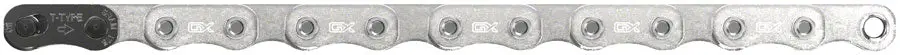 Sram Gx Eagle T-Type Flattop Chain - 12-Speed, 126 Links, Hollow Pin, Includes Powerlock Connector, Silver 1
