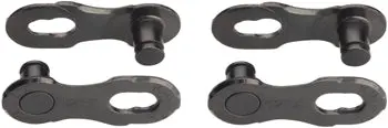 Kmc Missinglink-12 Dlc Connector - 12-Speed, Black, 2 Pairs/Card 1