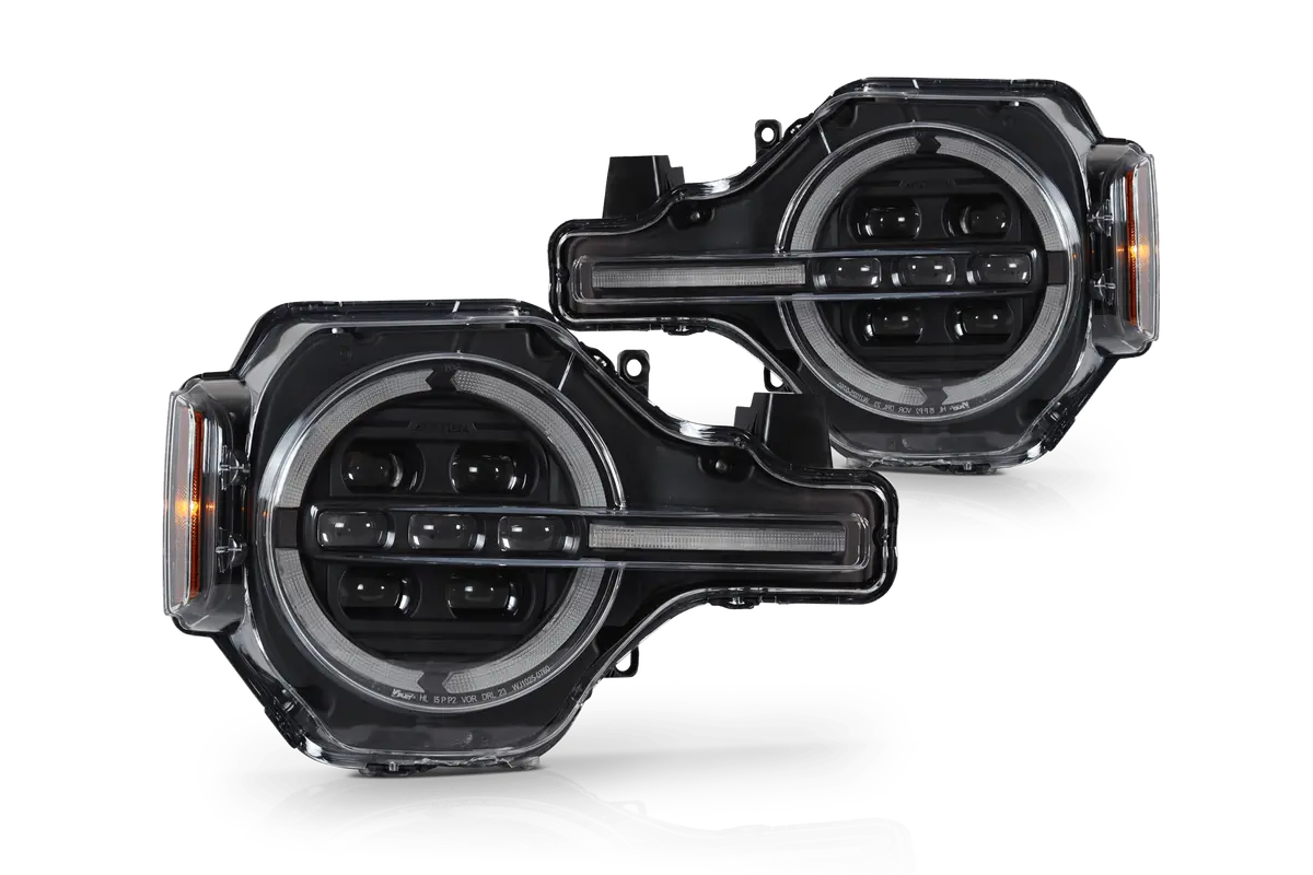 Attica 4X4 Rogue Series Led Replacement Head Lights For 2021-2026 Ford Bronco - Recon Recovery 1