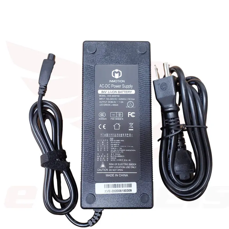 84.2V/1.5A Inmotion V8f/V10 Charger. Gx12-3 1