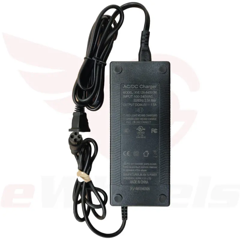 84V 1.5A Begode Charger. Gx16-4 Pin. A2, Mten 3/4/5 1