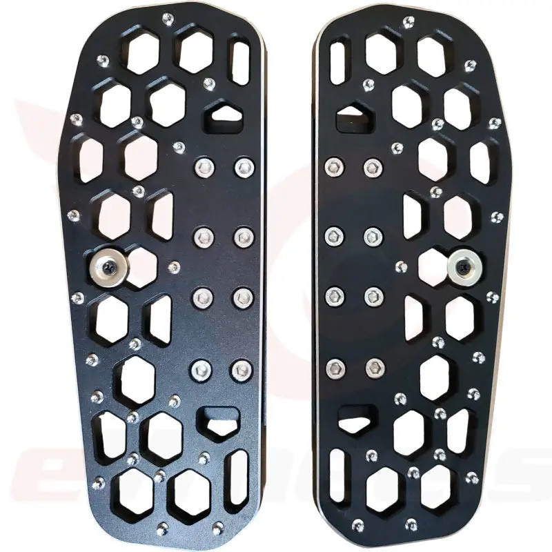 Beidou: Honeycomb Pattern, Cnc Spiked Pedal Set, Interchangeable Brackets 1