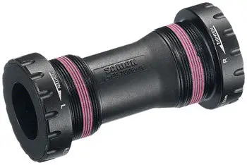 Samox English Bottom Bracket - English (Bsa), 68/73Mm, For 24Mm Spindle, External, Black 1