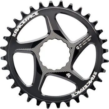 Raceface Narrow Wide Direct Mount Cinch Aluminum Chainring - For Shimano 12-Speed, Requires Hyperglide+ Compatible Chain, 32T, Black 1