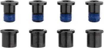 Raceface Chainring Bolt Pack Set Of 4 12.5Mm Bolt/Nut Black 1