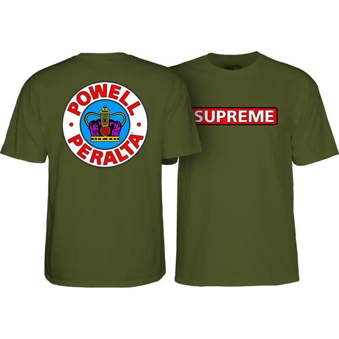 Powell-Peralta™ Supreme Tee - Military Green 1