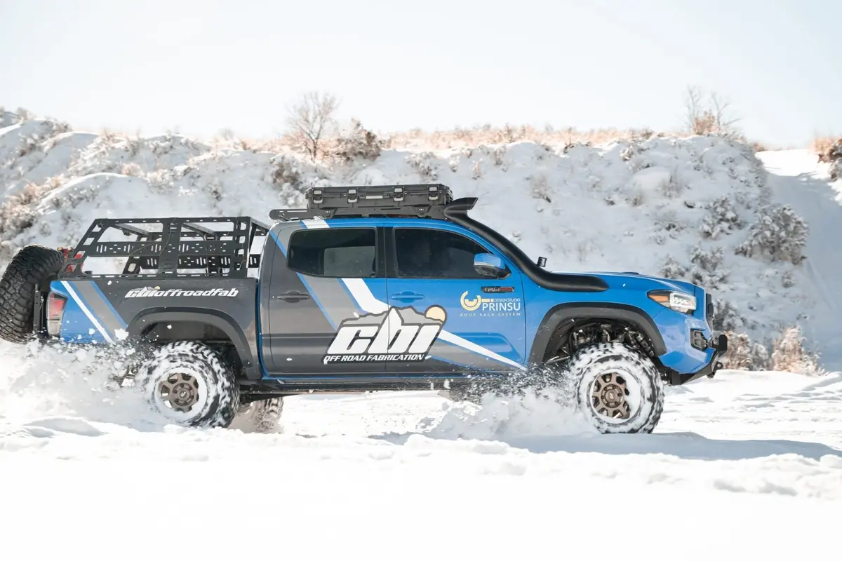 Cbi Prinsu Offroad Overland Cab Height Bed Rack For 2005-2024 Toyota Tacoma 1