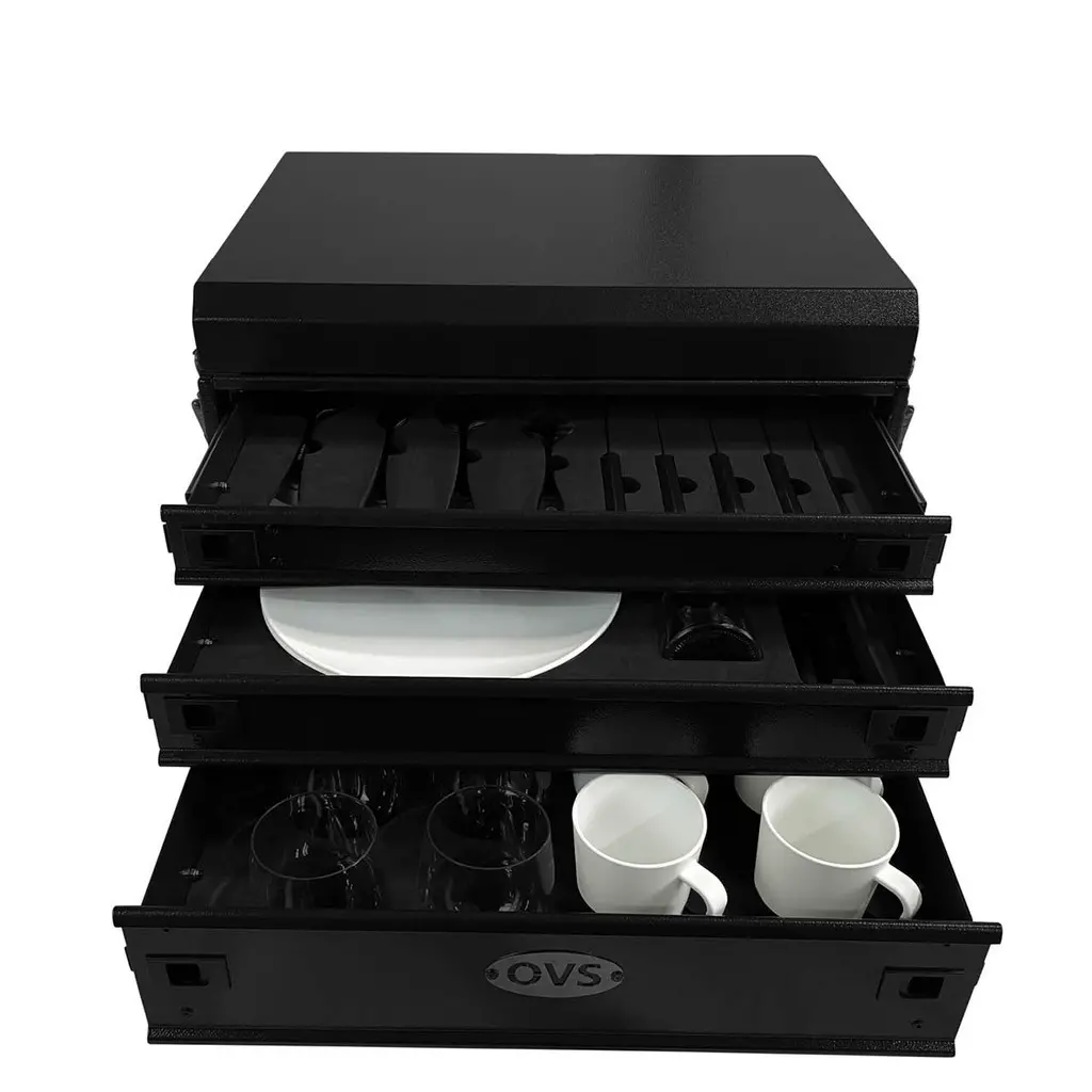 Overland Vehicle Systems Kitchen System 39 Piece Cookware & Storage - Recon Recovery 1