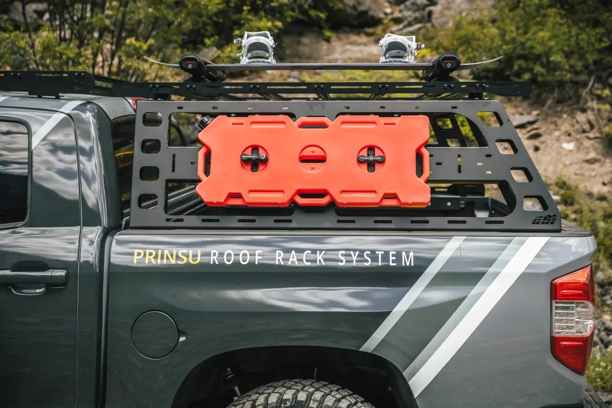 Cbi Prinsu Offroad Cab Height Overland Bed Rack For 2007-2021 Toyota Tundra-Short Bed (64") 1