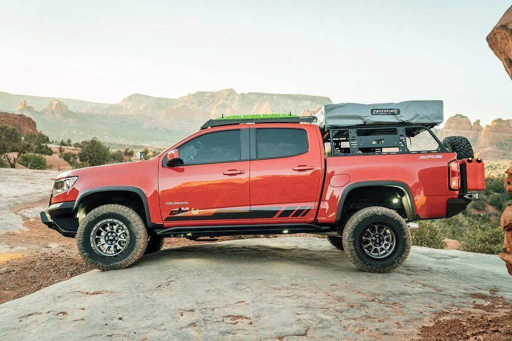 Cbi Prinsu Offroad Overland Bed Rack For 2014-2022 Chevy Colorado -No Drill 1