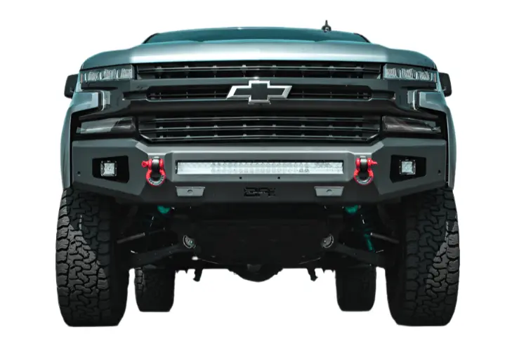 Body Armor 4X4 Full Width Ambush Series Front Bumper For 2019-2022 Chevy Silverado 1500 1