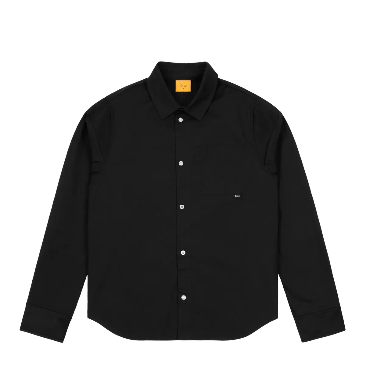 Dime Button Up Shirt - Black 1