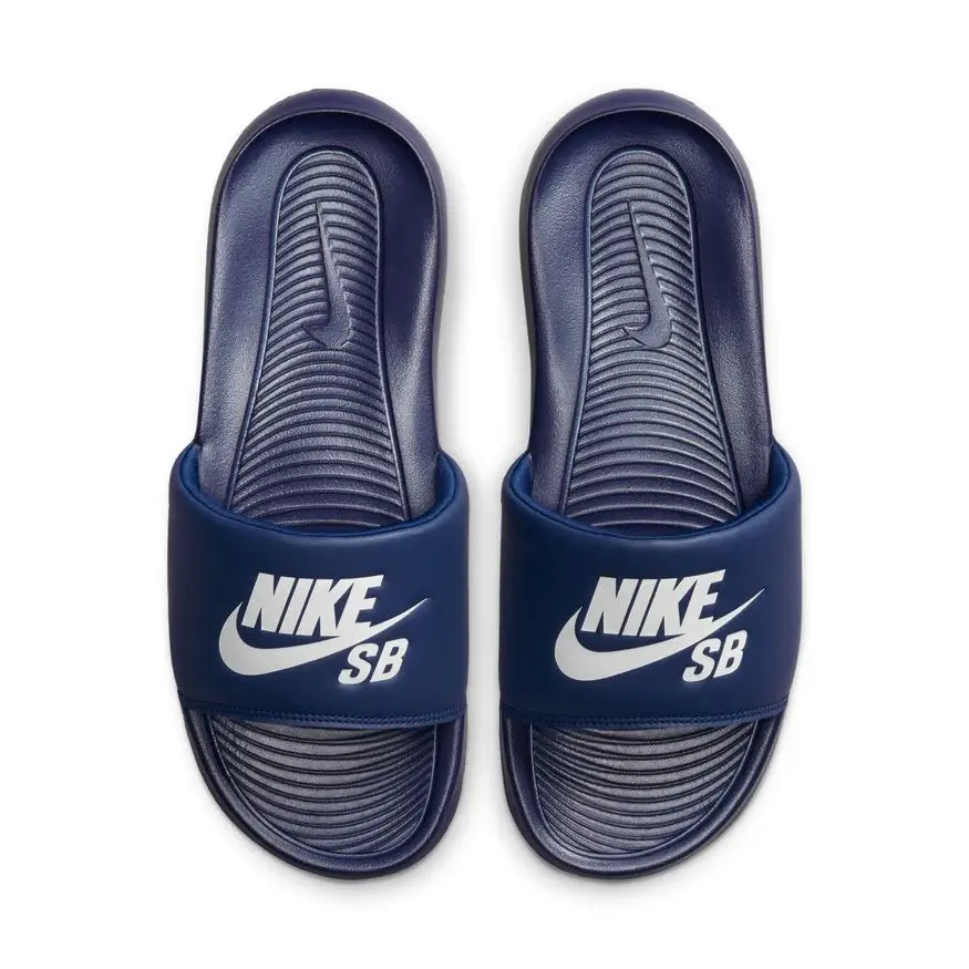 Nike Sb Victori Slide - Deep Royal Blue/White 1