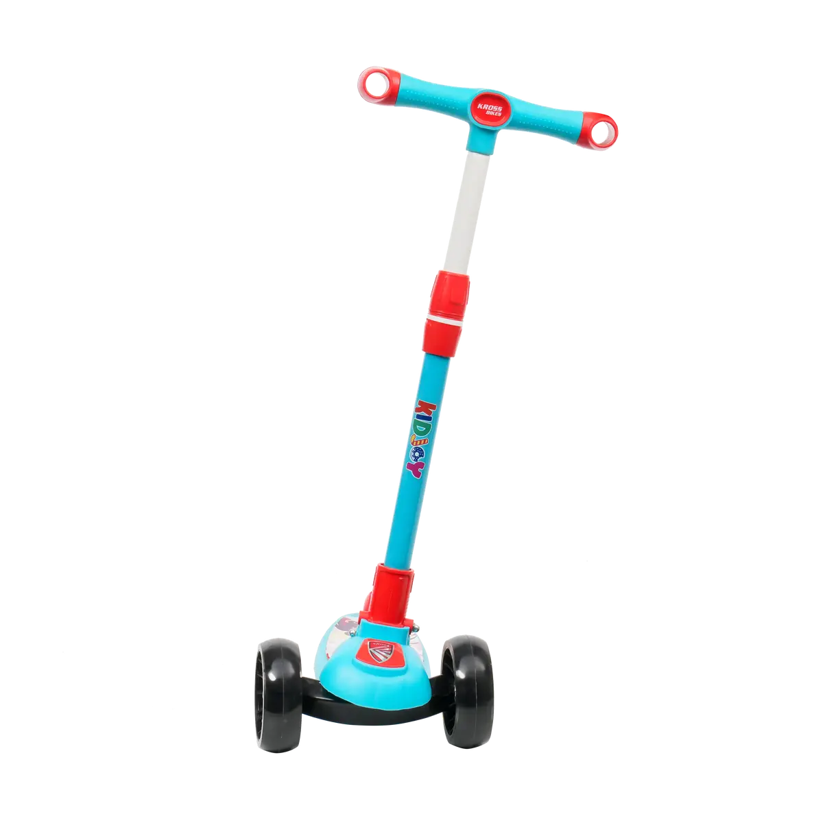 Kidjoy Sx-1 Kids Scooter | Adjustable Handle, Led Wheels, Rear Brake & Foldable Design (4–5 Yrs)-Blue 2